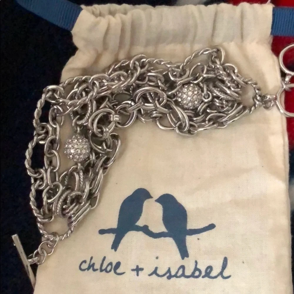 Chloe + Isabel Silver Layered Necklace and bracelet
B1 - Picture 16 of 16